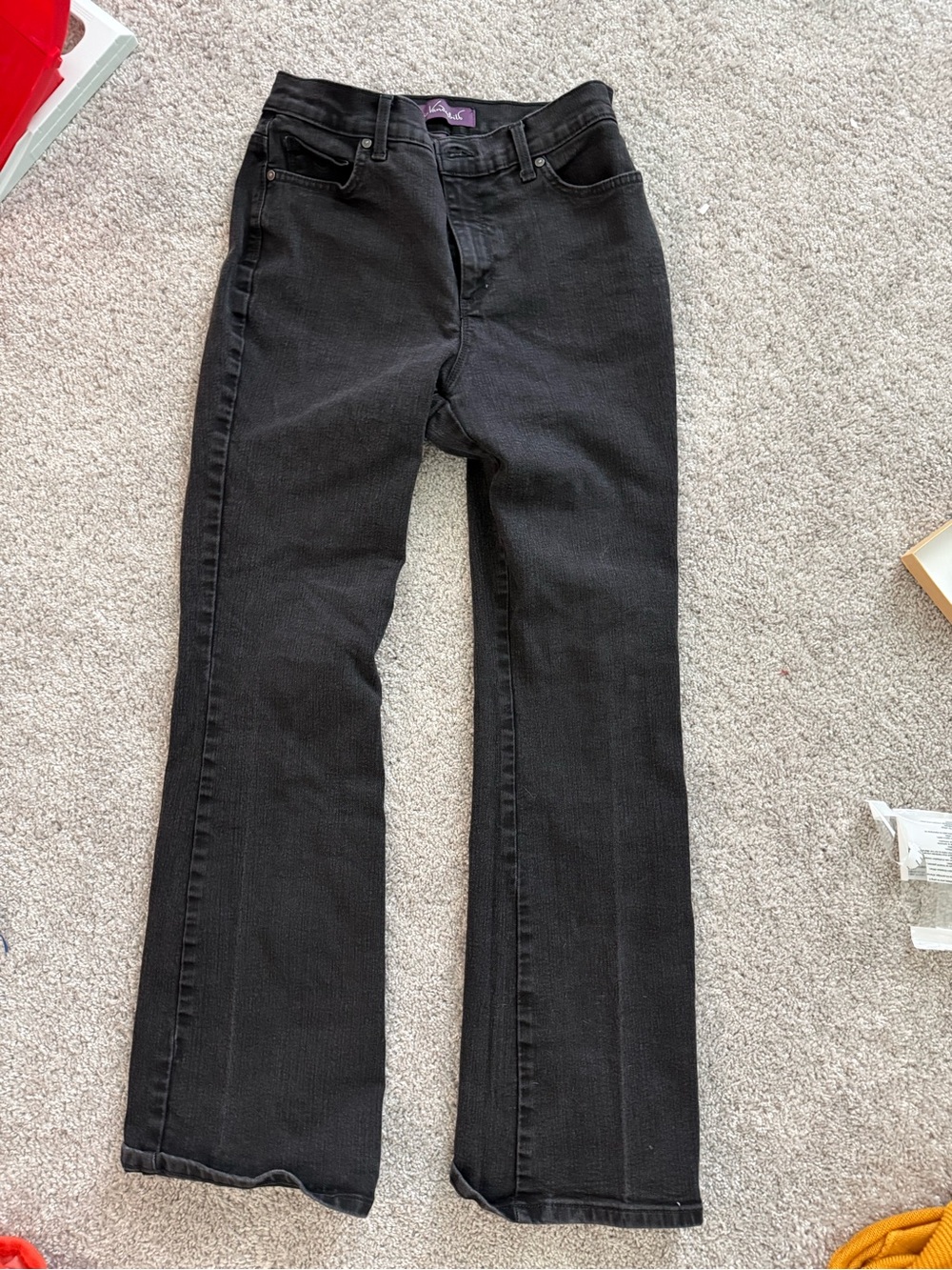 Gloria Vanderbilt Black Flare Jeans